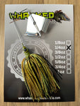1/4oz 'Bass Basher' Buzzbait ~ GREMLIN GREEN
