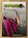 5/8oz Compact Single Willow Blade Spinnerbait ~ SEXY WITCH ~ Stinger Hook