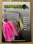 5/8oz Compact Single Willow Blade Spinnerbait ~ COCONUT ICE ~ Stinger Hook