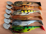 1oz CHATTERBAIT ~ 20cm Pro Shad Trailer + Stinger Hook
