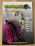 1/4oz Spinnerbait ~ SEXY WITCH (Gold Blades)