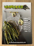 1/4oz Spinnerbait ~ GREMLIN GREEN (Gold Blades)