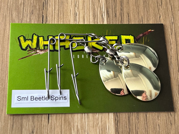3 x Small Beetle / Jig Spins ~ Gold