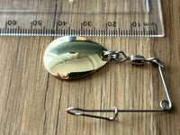 5 x Small Beetle / Jig Spins ~ Gold