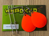 2 Pack Heavy Gauge Jig / Beetle Spins ~ Assorted Colours