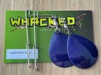 2 Pack Heavy Gauge Jig / Beetle Spins ~ Assorted Colours