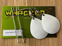 2 Pack Heavy Gauge Jig / Beetle Spins ~ Assorted Colours