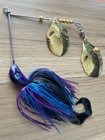 5/8oz 'Invader' Blade Spinnerbait ~ BRUISER ~ Grub Trailer
