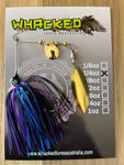 1/4oz Spinnerbait ~ BRUISER (Gold Willow Blade)