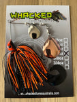1/2oz Spinnerbait ~ VOLCANO ~ Grub Trailer (Mixed Blades)