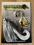 1/2oz Spinnerbait ~ BONY BREAM ~ Grub Trailer (Mixed Blades)