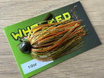 1/2oz WHACKED FOOTBALL JIG ~ NATURAL CITRUS