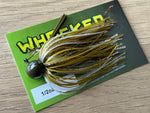 1/2oz WHACKED FOOTBALL JIG ~ FROSTED GREEN