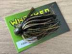 1/2oz WHACKED FOOTBALL JIG ~ GREEN & GOLD BAITFISH