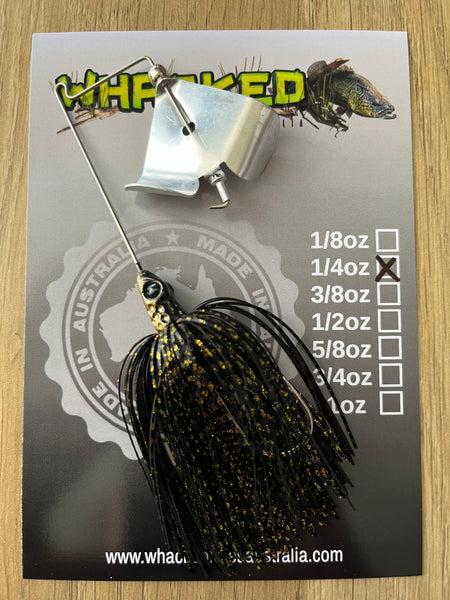 1/4oz 'Bass Basher' Buzzbait ~ GOLD BASS