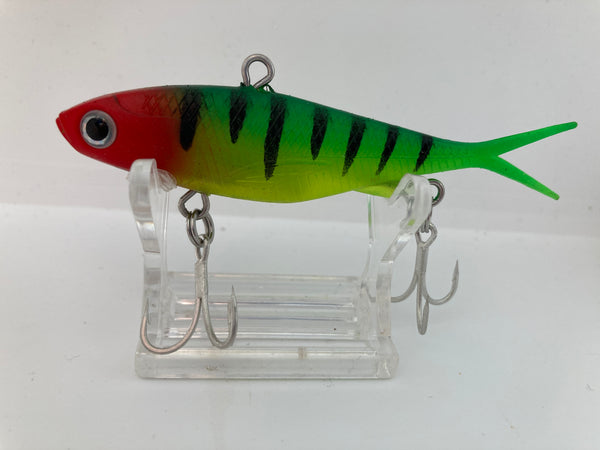 95mm / 20g Tough Wire Soft Vibe Lure ~ REDFIN
