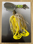 1/2oz Toad CHATTERBAIT ~ YELLOW GOLD