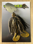 1/2oz Toad CHATTERBAIT ~ BLACK & GOLD