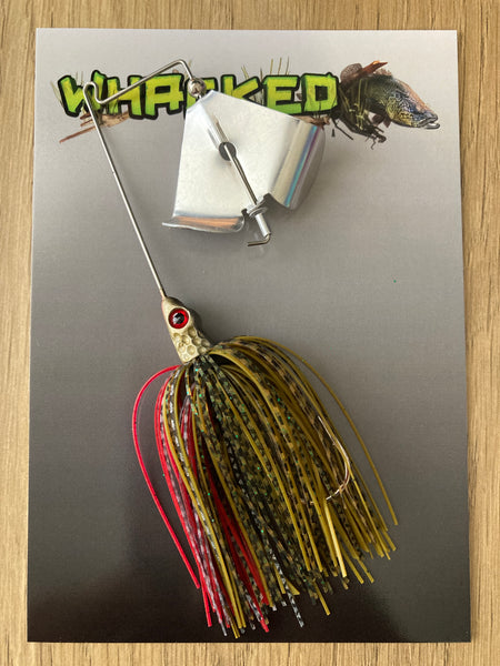 1/4oz 'Bass Basher' Buzzbait ~ EVIL BATTLE TOAD – Whacked Lures