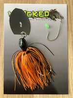1oz 'Rig your own Trailer' Chatterbait Kit - RUSTY ORANGE
