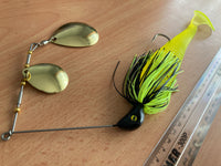 1oz 'Goliath' Thumper Spinnerbait ~ 30cm Profile / 18cm Thumper Trailer