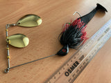 1oz 'Goliath' Thumper Spinnerbait ~ 30cm Profile / 18cm Thumper Trailer