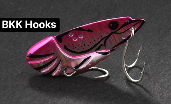 45mm / 9g Shrimpy Blade with Double BKK Hooks - PINK