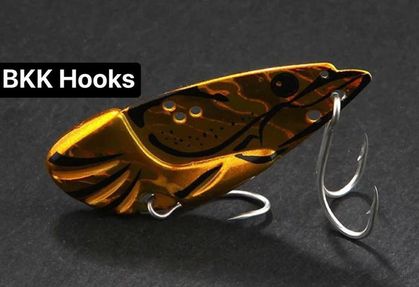 45mm / 9g Shrimpy Blade with Double BKK Hooks - GOLD