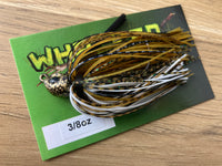 3/8oz WHACKED POISON TAIL JIG ~ BATTLE TOAD