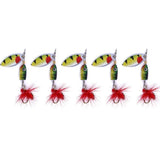 5 Pack - In-line SPINNER - REDFIN